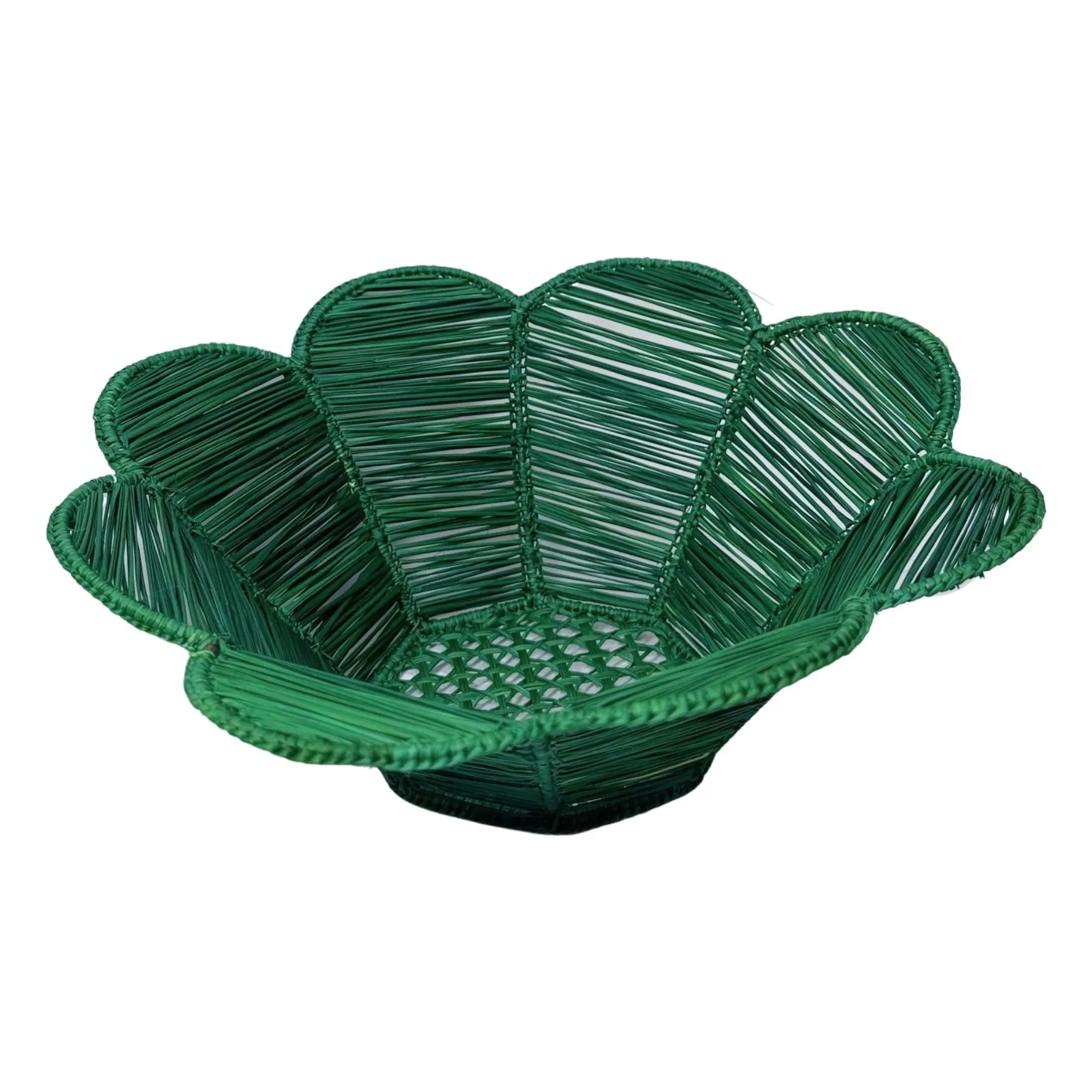 Coro Cora Green Flower Basket