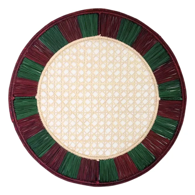 Set de table Twist | Vert foncé