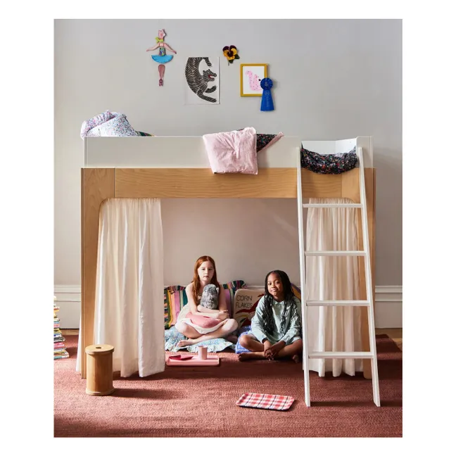 Perch bed curtains | Ecru