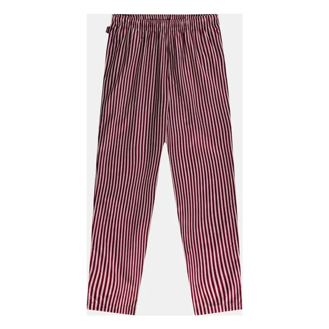 Pantaloni del pigiama a righe | Rosso