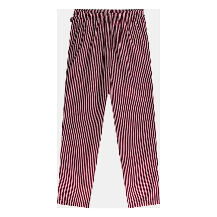 Striped Pyjama Pants | Red- Product image n°1