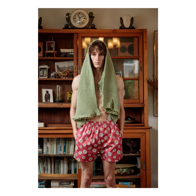 Red Flowers boxer shorts | Red