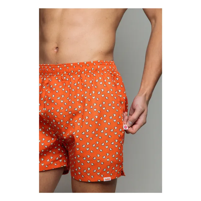 Popcorn shorts | Orange