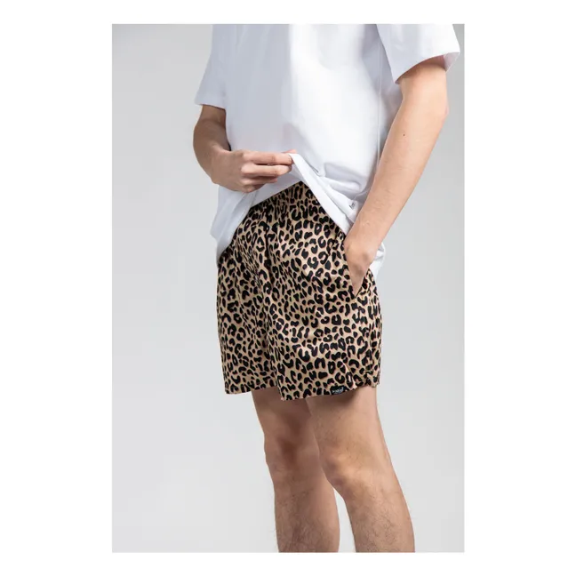 Pantaloni leopardati | Beige