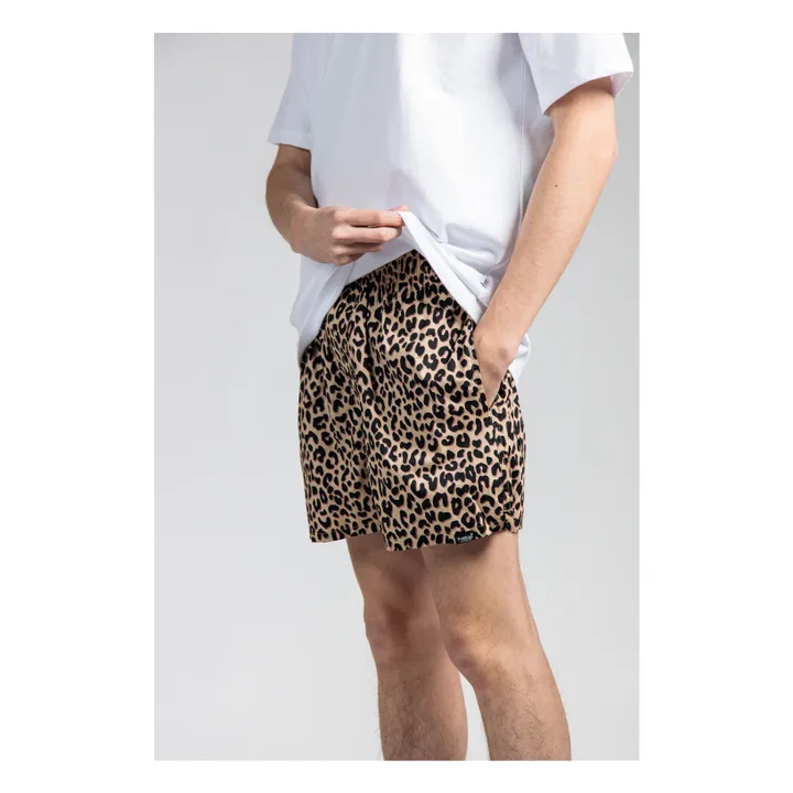 Pantalones de leopardo | Beige- Imagen del producto n°1