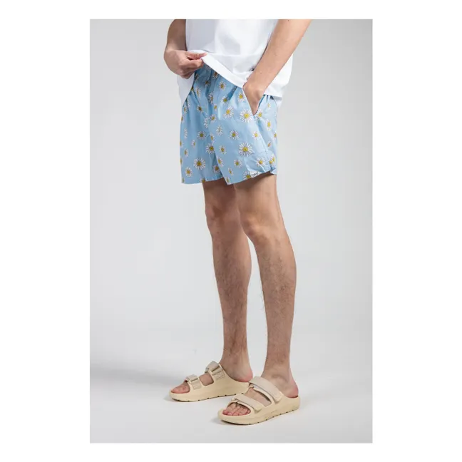 Blue Flowers boxer shorts | Blue