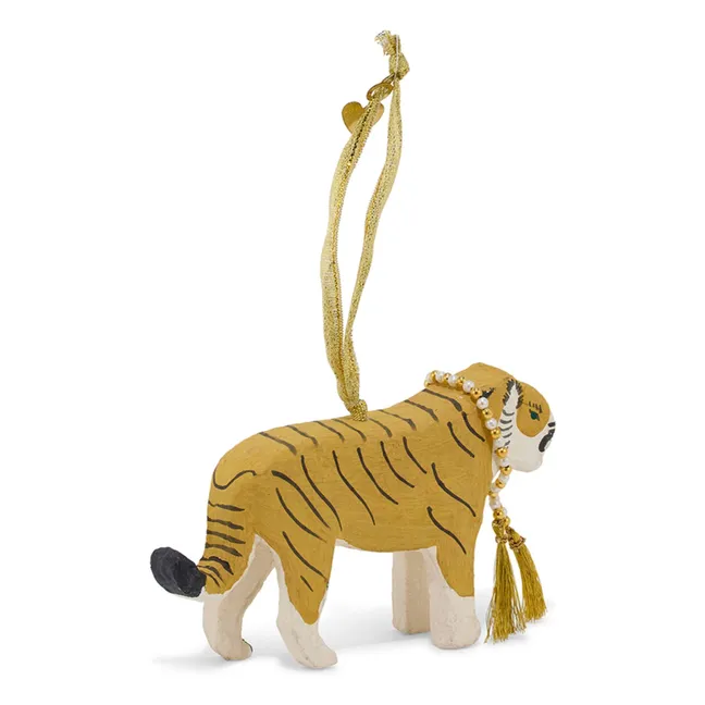 Décoration de Noël Tinsel | Jaune