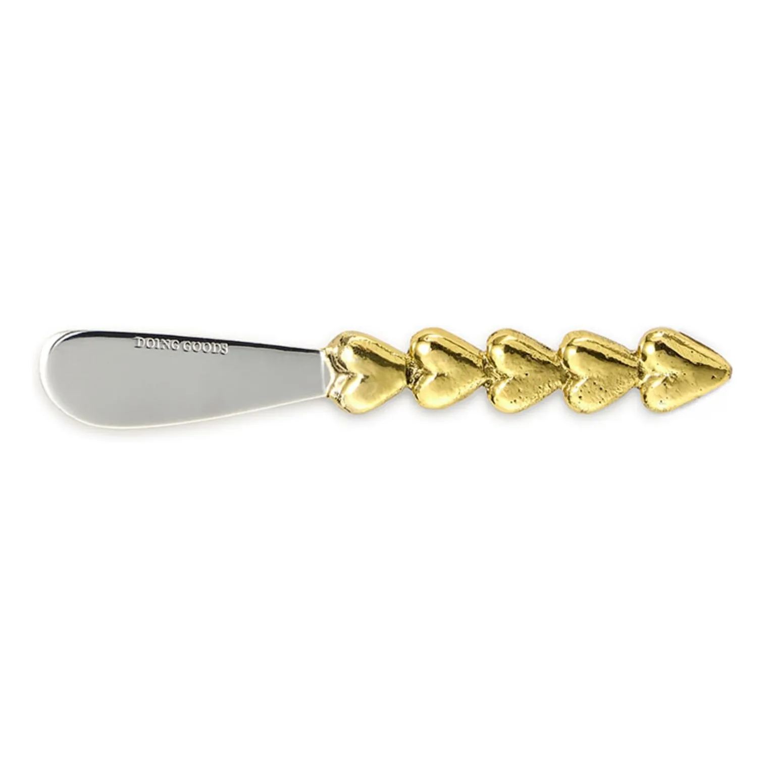 Doing Goods Gold Holly Butter Knife