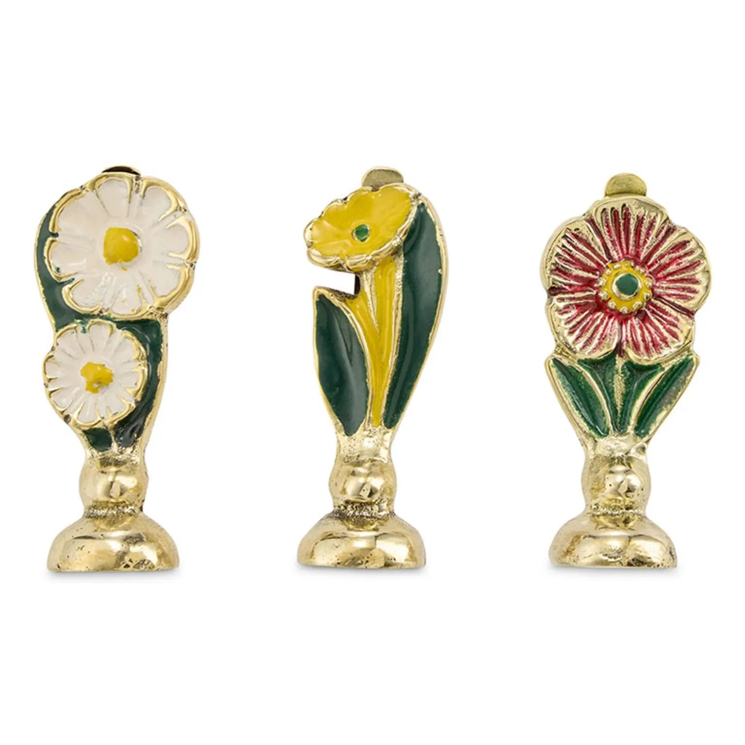 Doing Goods Green Posy Card Holders - Set Of 3
