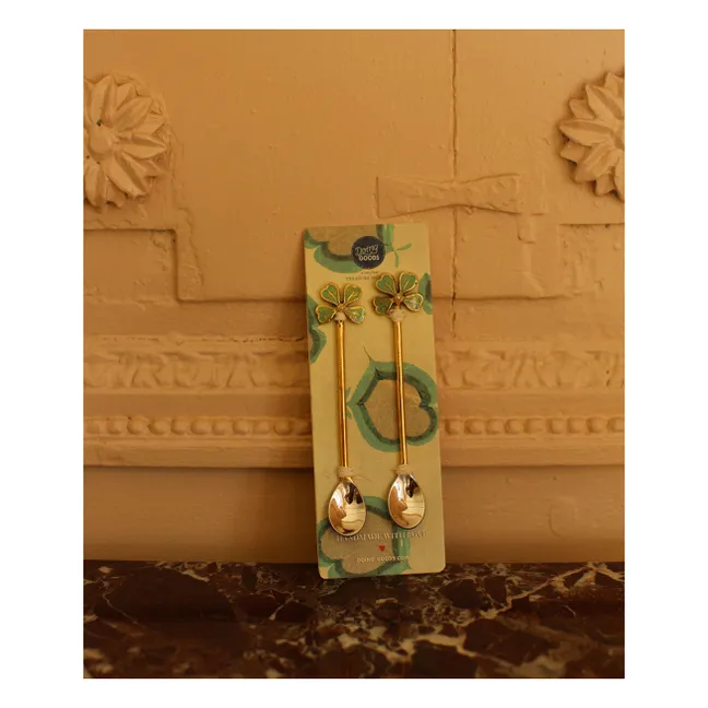 Coffee spoons - Set of 2  | Gold