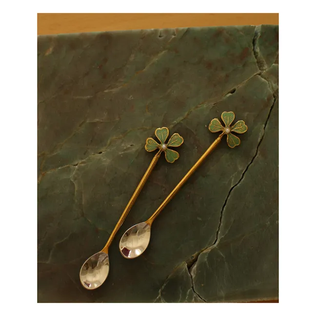 Cuillères à café - Set de 2  | Doré