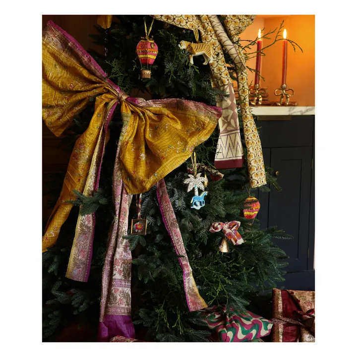 Décoration de Noël Tinsel | Jaune- Image produit n°5