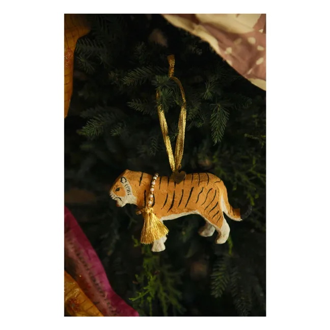 Décoration de Noël Tinsel | Jaune