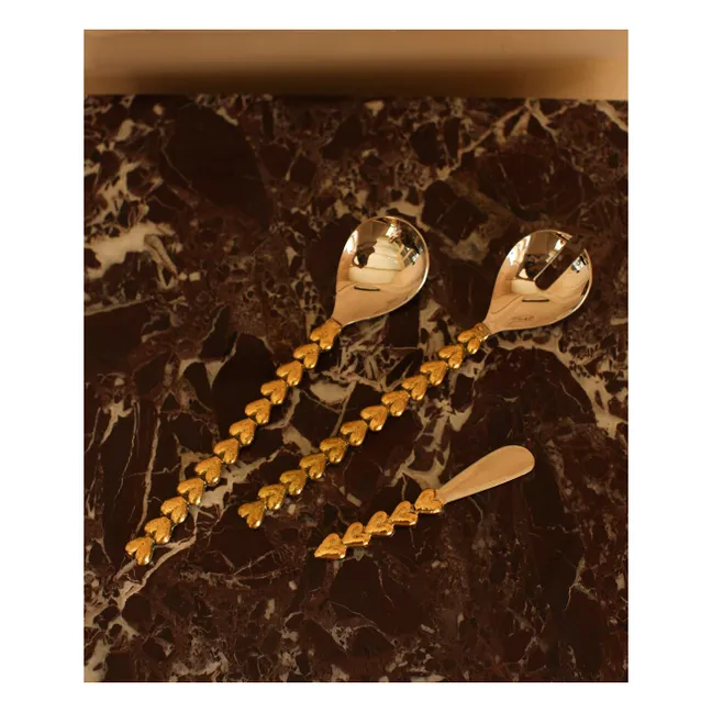 Holly butter knife | Gold