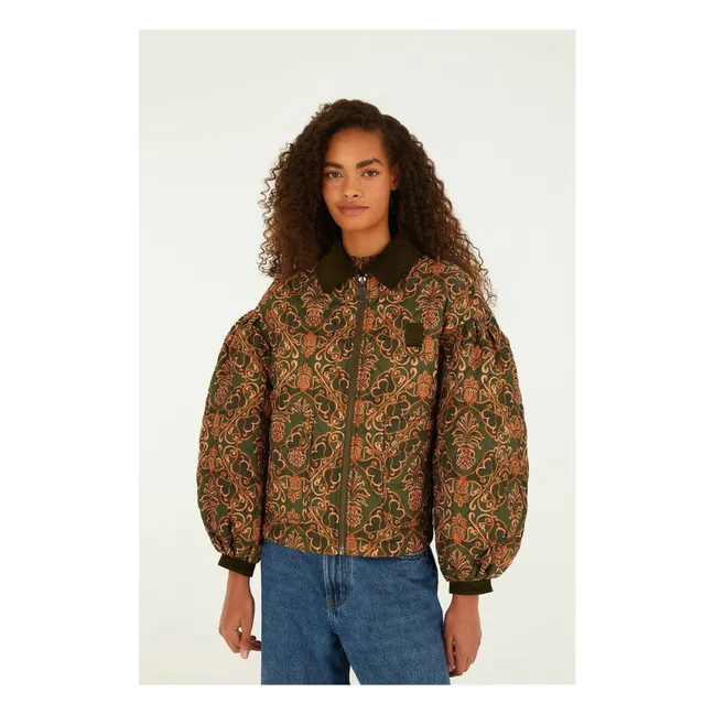 Collaboration Barbour x Farm Rio - Veste Luisa | Vert