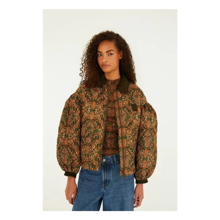 Collaboration Barbour x Farm Rio - Veste Luisa | Vert- Image produit n°1