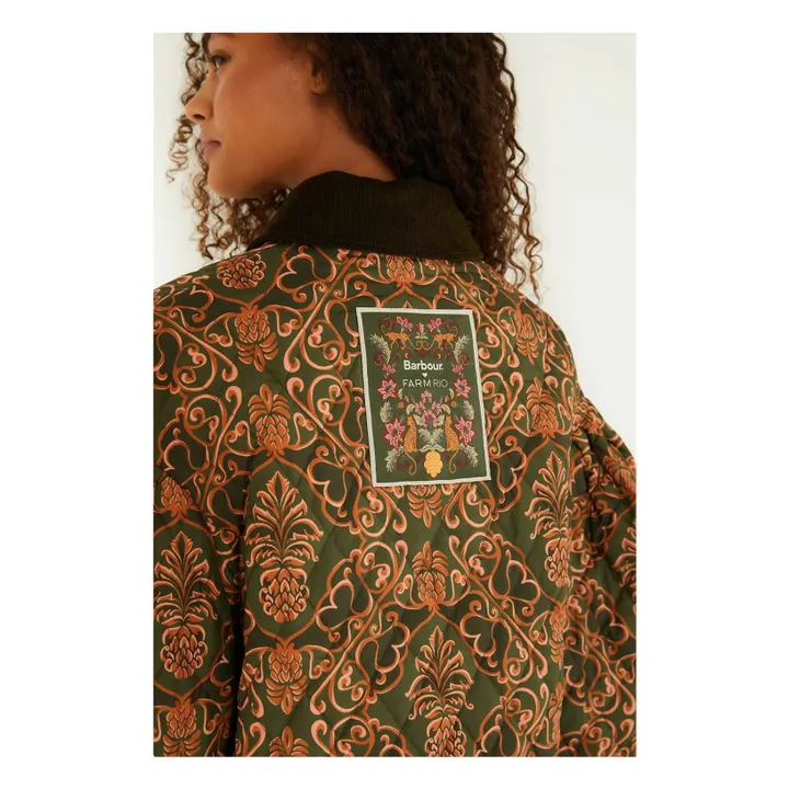 Collaboration Barbour x Farm Rio - Veste Luisa | Vert- Image produit n°5