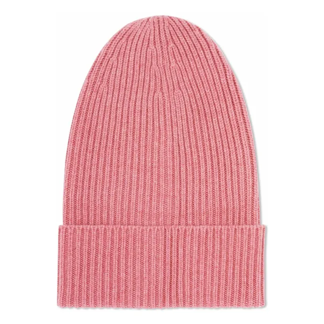 Bonnet Côtes Cachemire | Rose bonbon