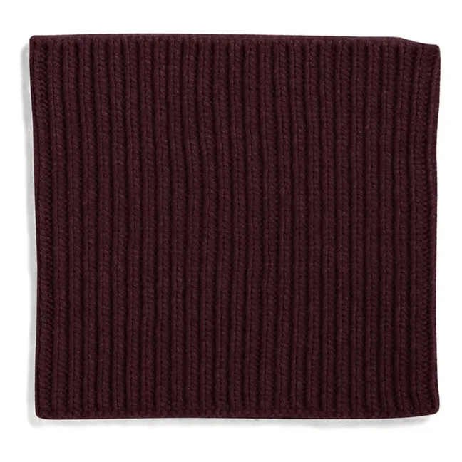 12-thread Cashmere Rib Choker | Plum