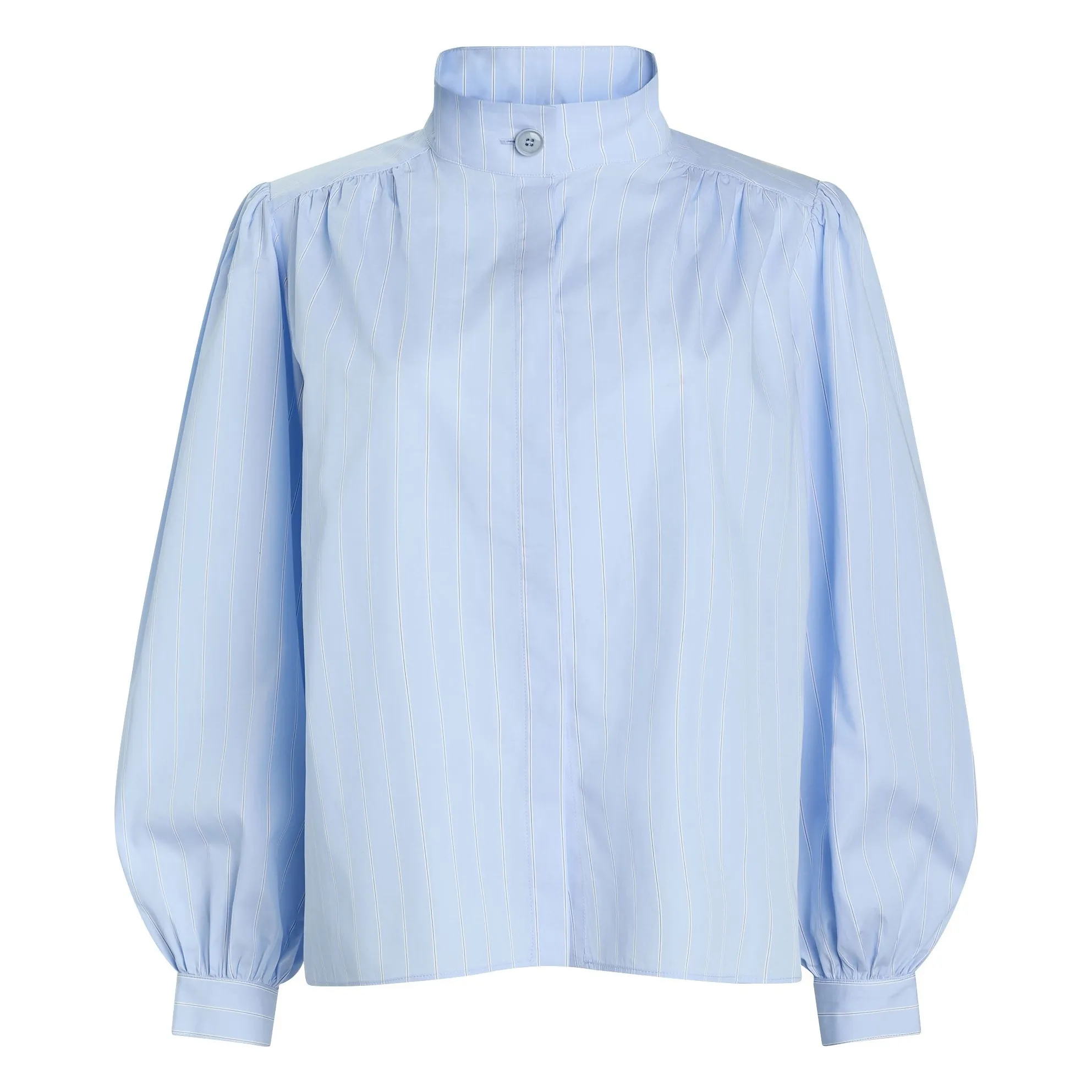 Bellepiece Blue Milton Striped Blouse