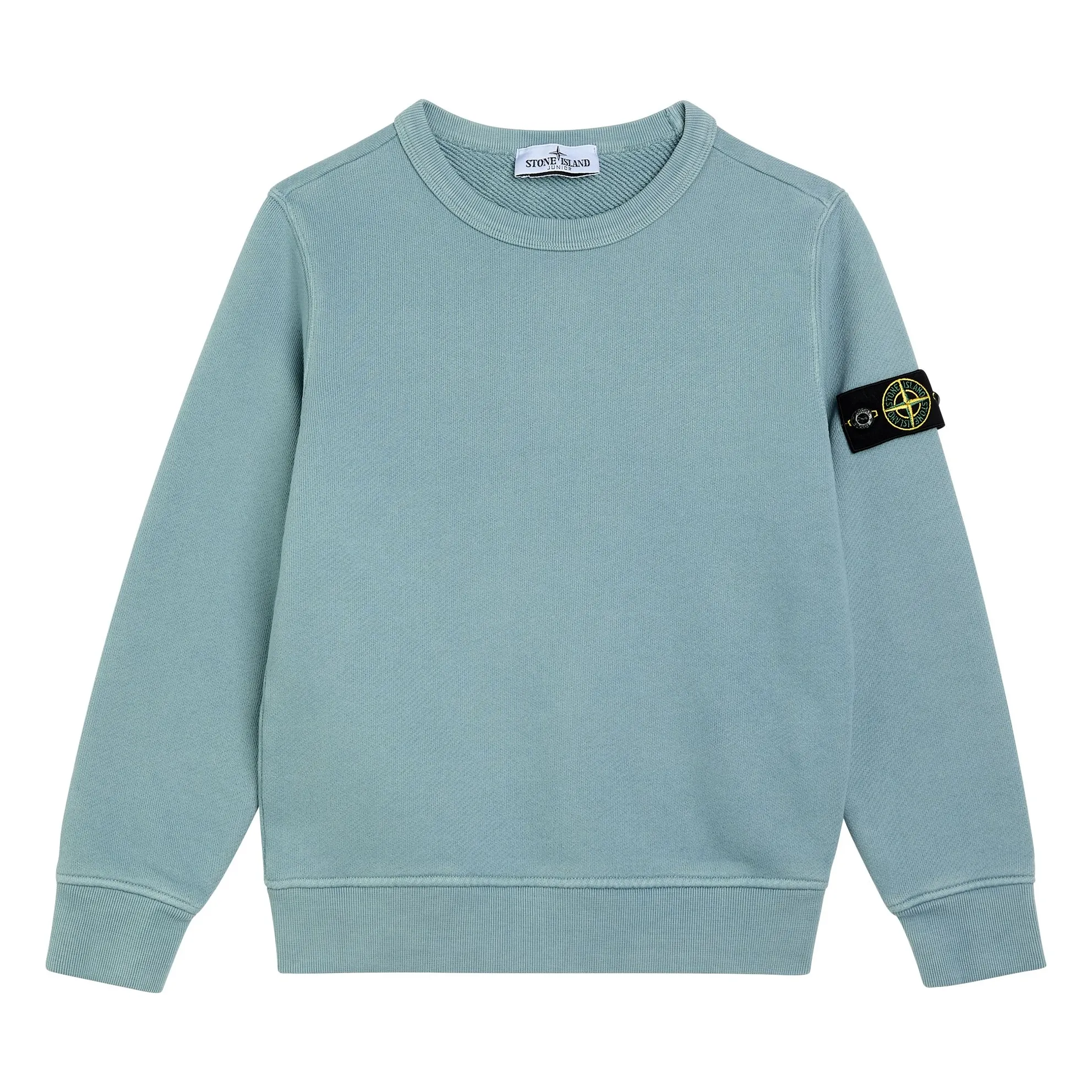 Stone Island Light Blue Sweat Logo