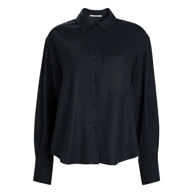 Sur-Chemise Flanelle | Bleu marine