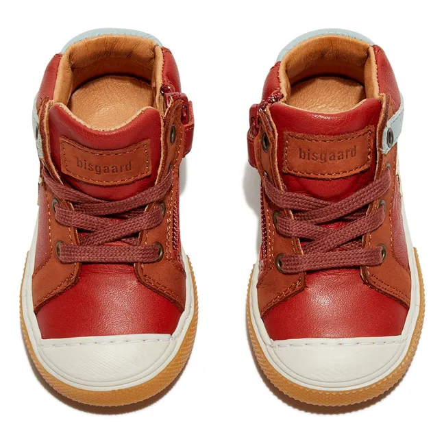 Baskets Zip Holger | Rouge