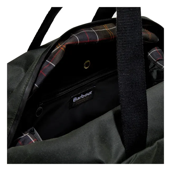 Gewachste Tasche Field Holdall | Salbei
