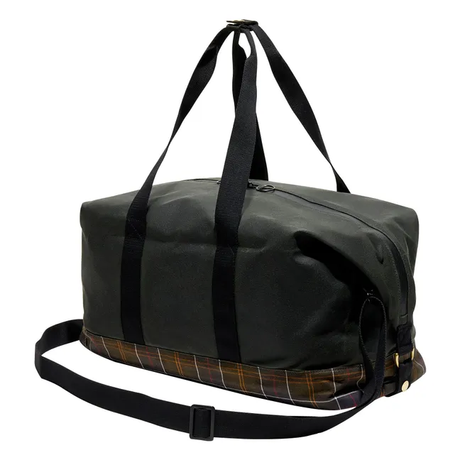Gewachste Tasche Field Holdall | Salbei