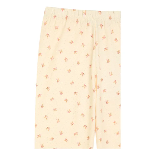 Jodie Organic Cotton Legging | Ecru