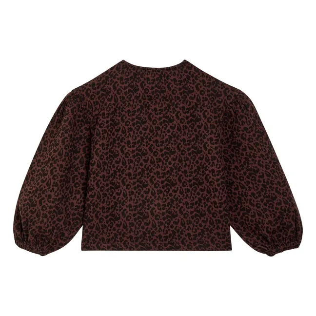 Irène Blusa de leopardo | Marrón