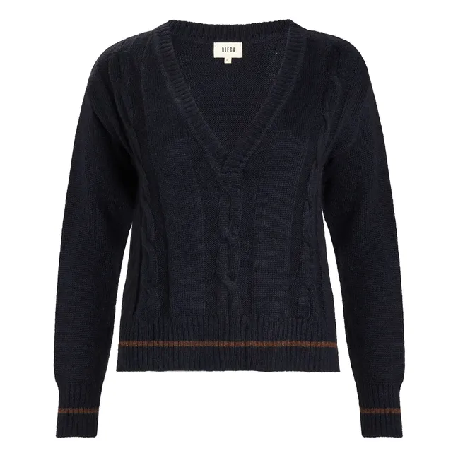 Pull Perono Alpaga | Bleu marine