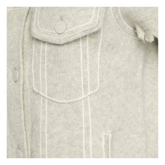 Veste Jessinda Cachemire | Gris clair