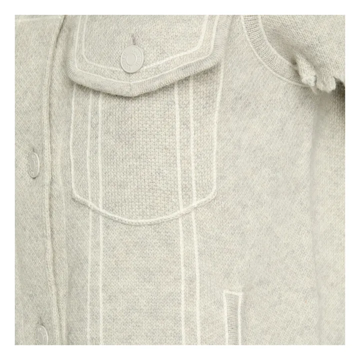 Veste Jessinda Cachemire | Gris clair- Image produit n°1