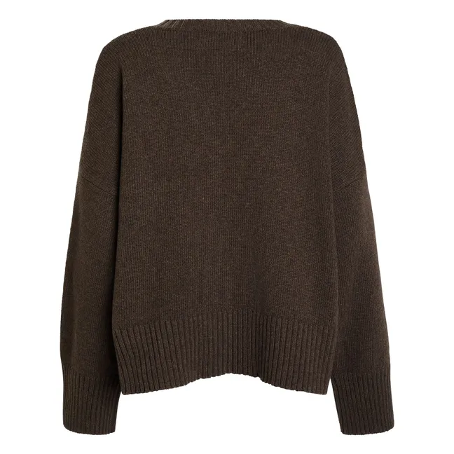 Pull Watson Laine Mérinos | Marron