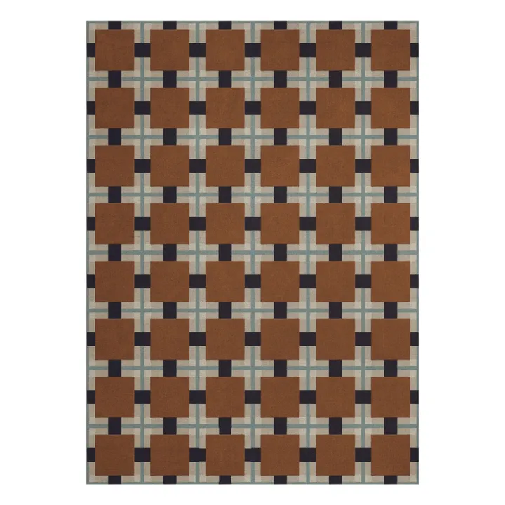 Tapis en laine A walk in the park, Evelina Kroon | Ocre- Image produit n°0