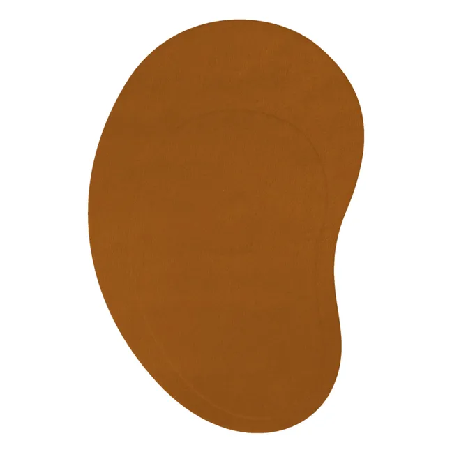 Tapis en Laine Residue  | Ocre