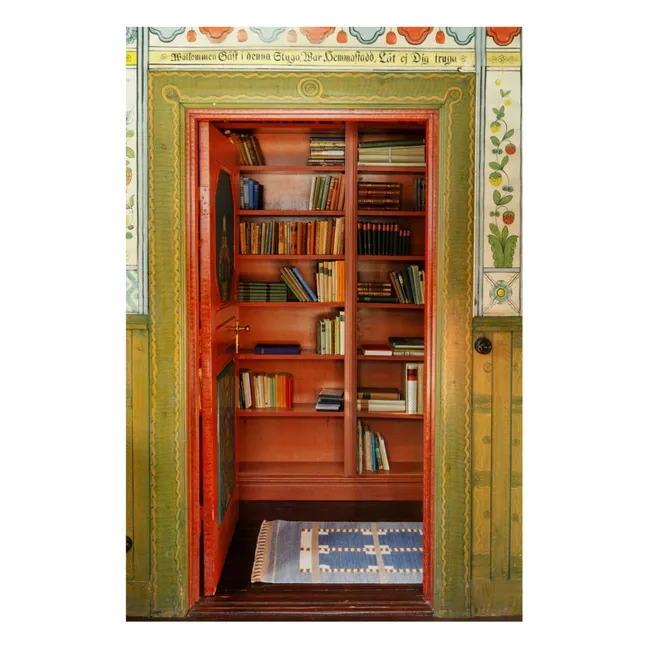 Alfombra de lana Röllakan Ruth | Azul