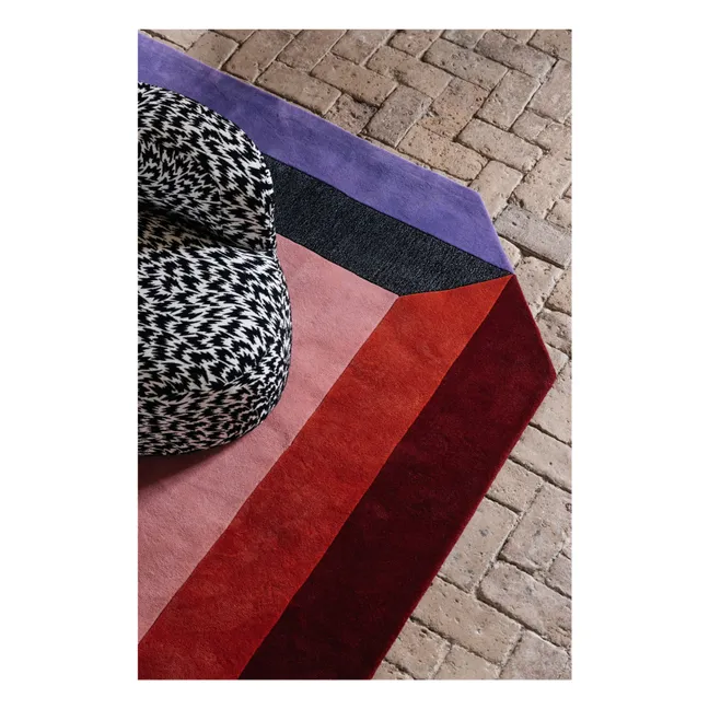 Alfombra de lana Teklan Crystal, Tekla Evelina Severin