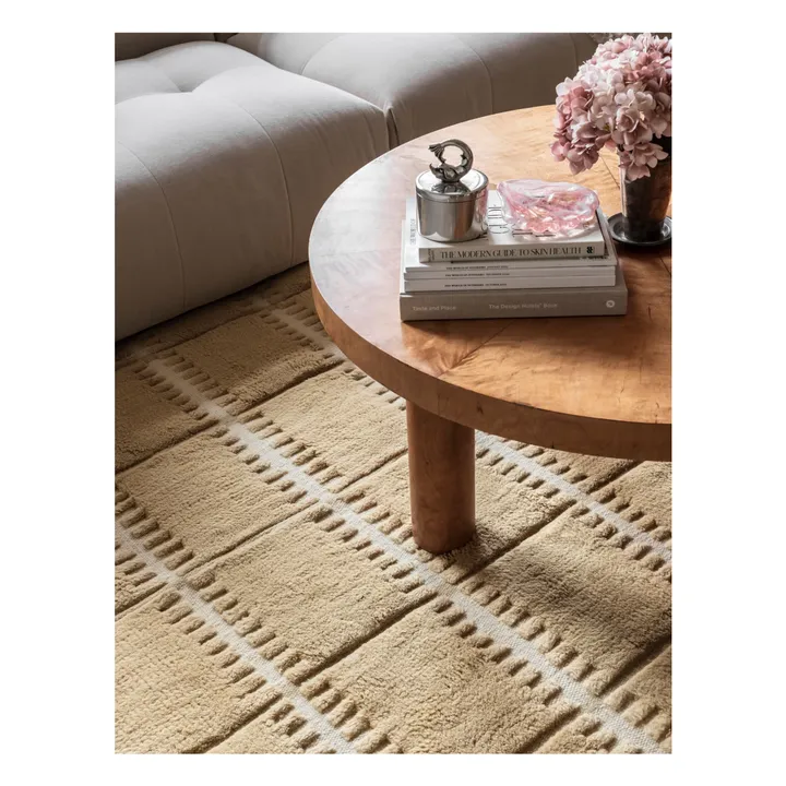 Tapis en Laine Lilly | Jaune moutarde- Image produit n°2