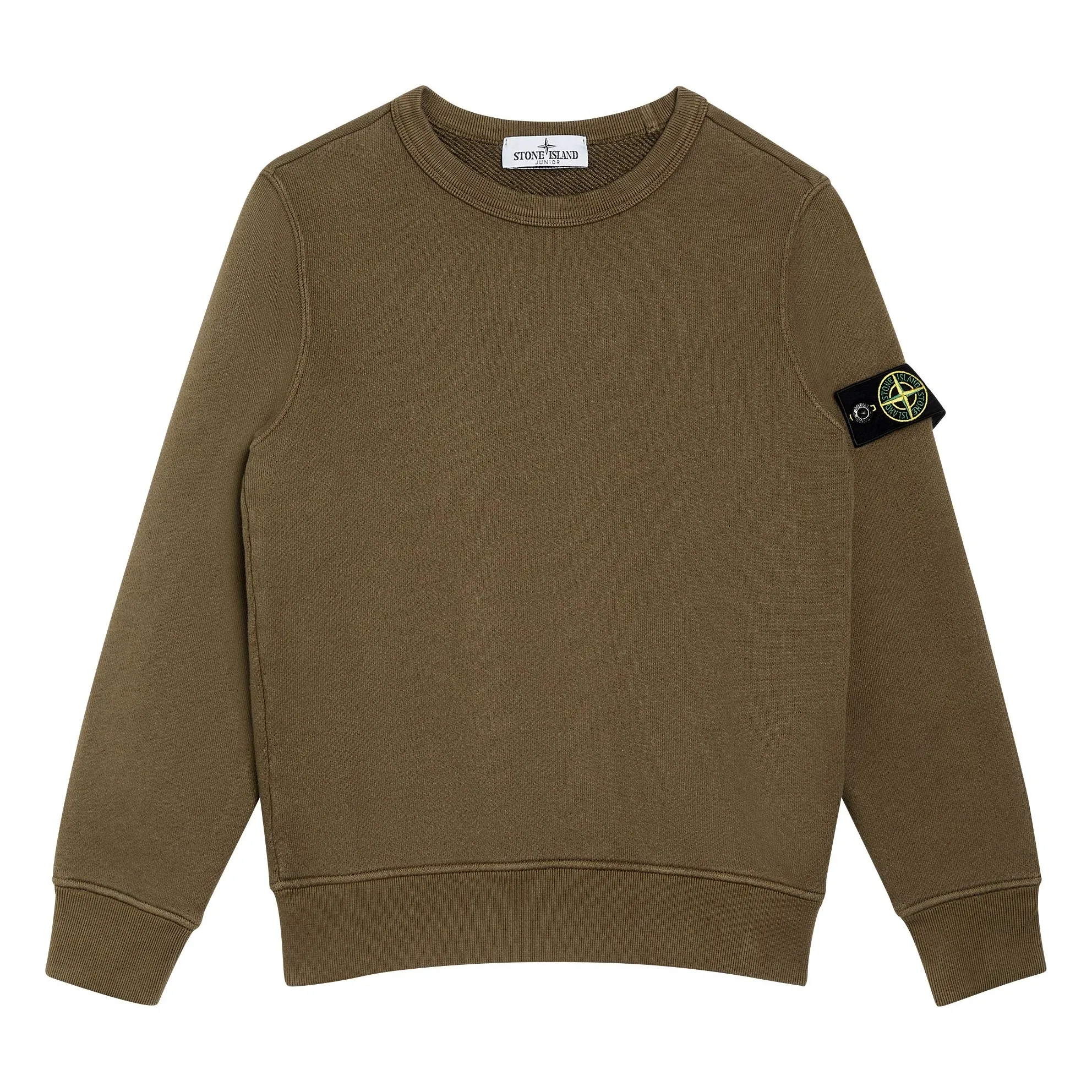 Stone Island Khaki Sweat Logo