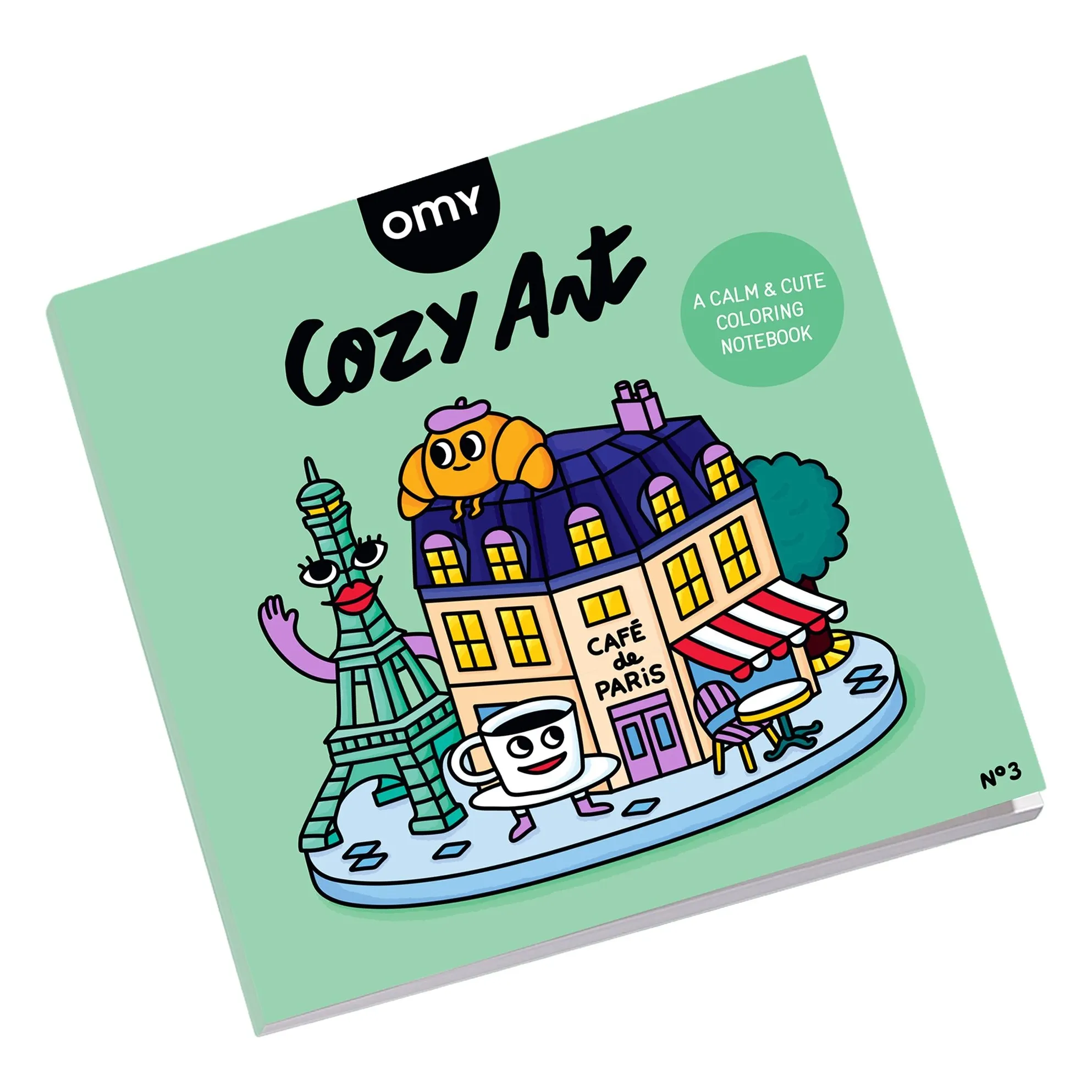 Omy Pink Paris Coloring Book