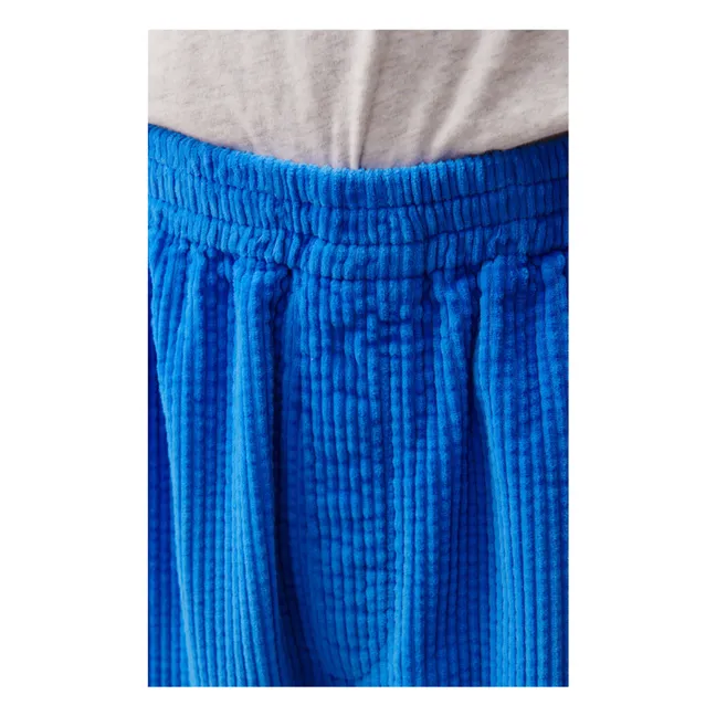 Pantaloncini di velluto Padow | Blu