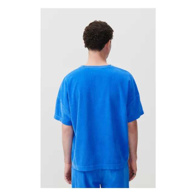 Padow Velvet T-Shirt | Blau