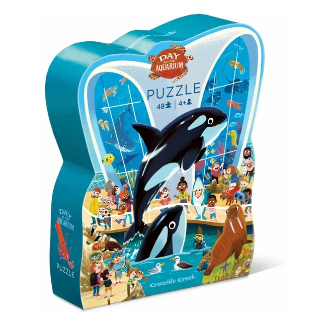 Puzzle Une journée à l'aquarium - 48 pièces