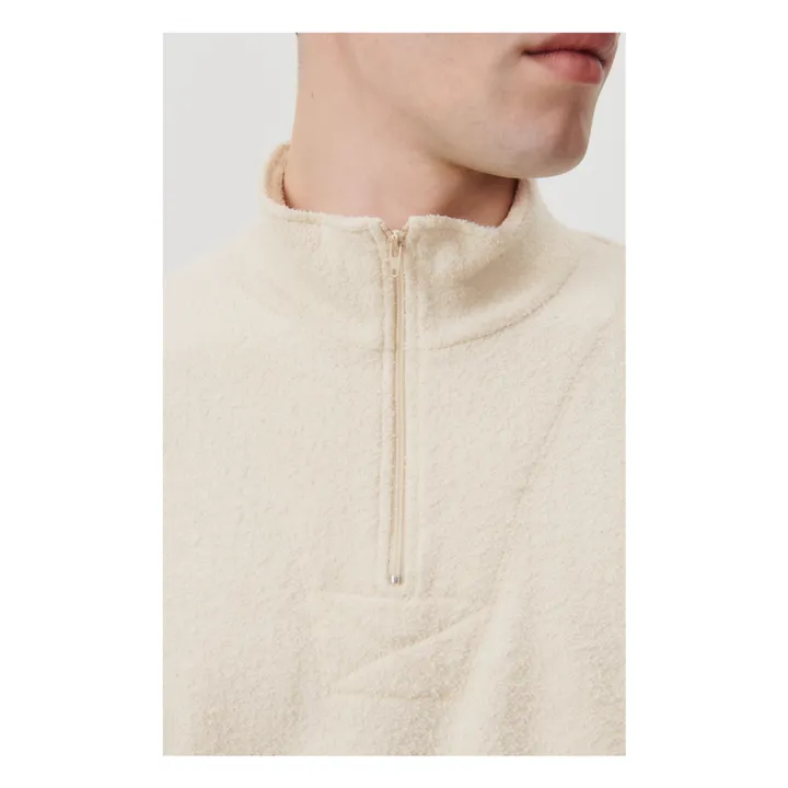 Sweat Zippé Bobypark Eponge | Ecru- Image produit n°2