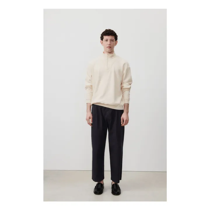 Sweat Zippé Bobypark Eponge | Ecru- Image produit n°1
