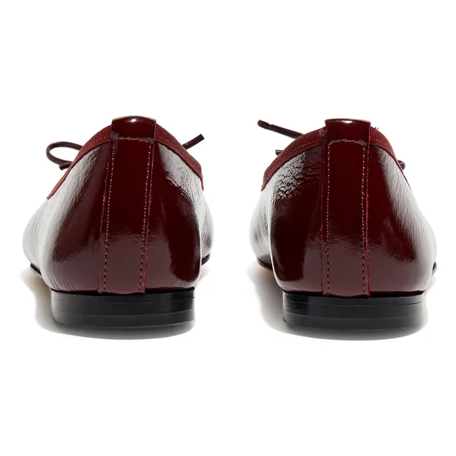 Perla Venice ballerinas | Dark red