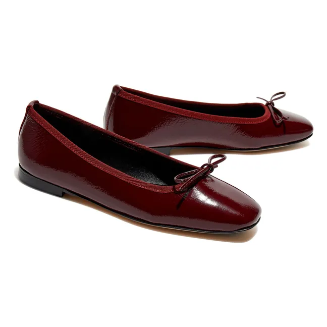 Perla Venice ballerinas | Dark red