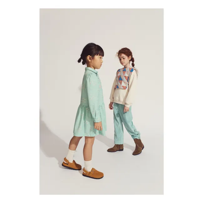 Pantalon Arielle Volants | Vert d'eau